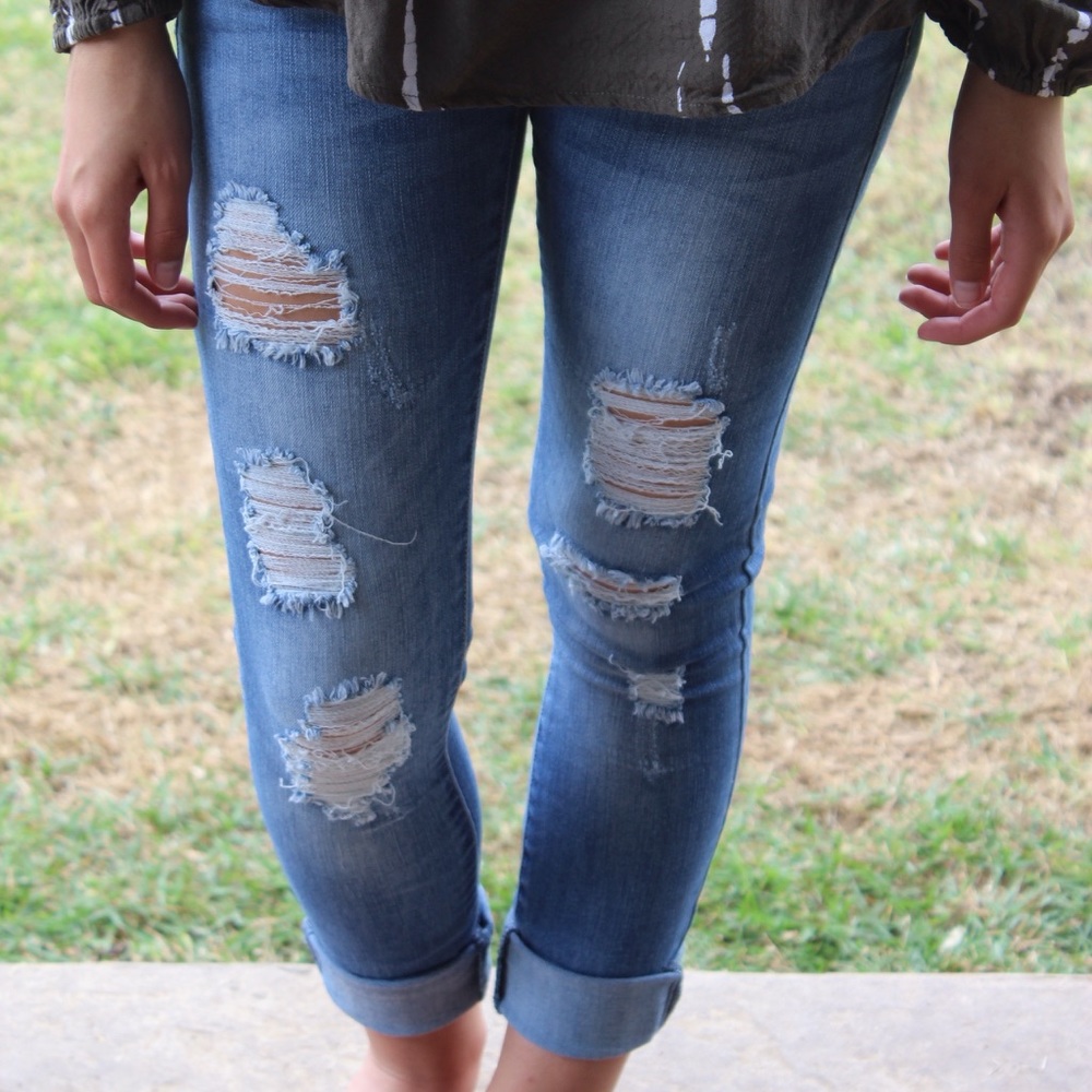 Ripped jeans